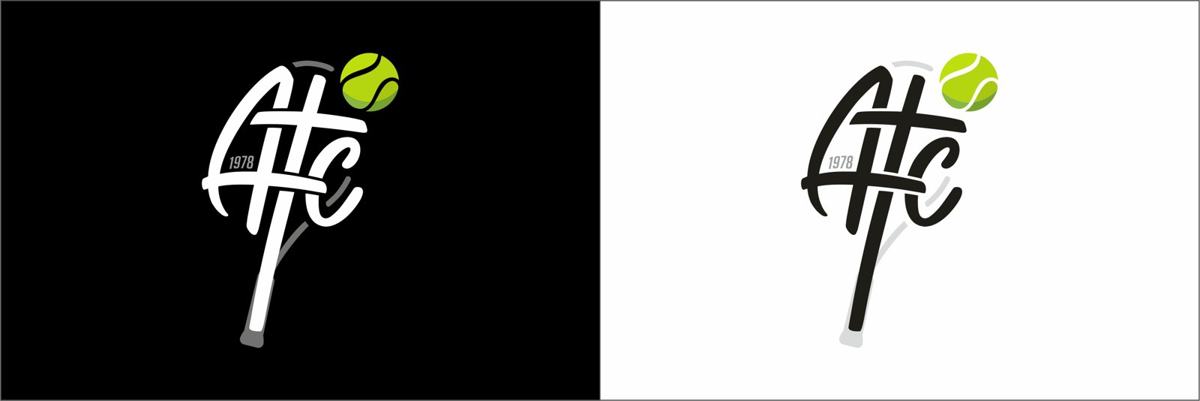 Projet tennis club aubel logotype — vue 004
